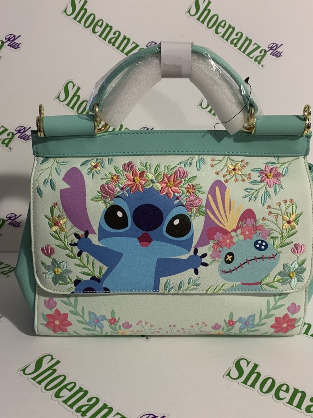 Loungefly Handbag Disney Lilo Stitch Scrump Floral Crossbody Satchel Bag Purse